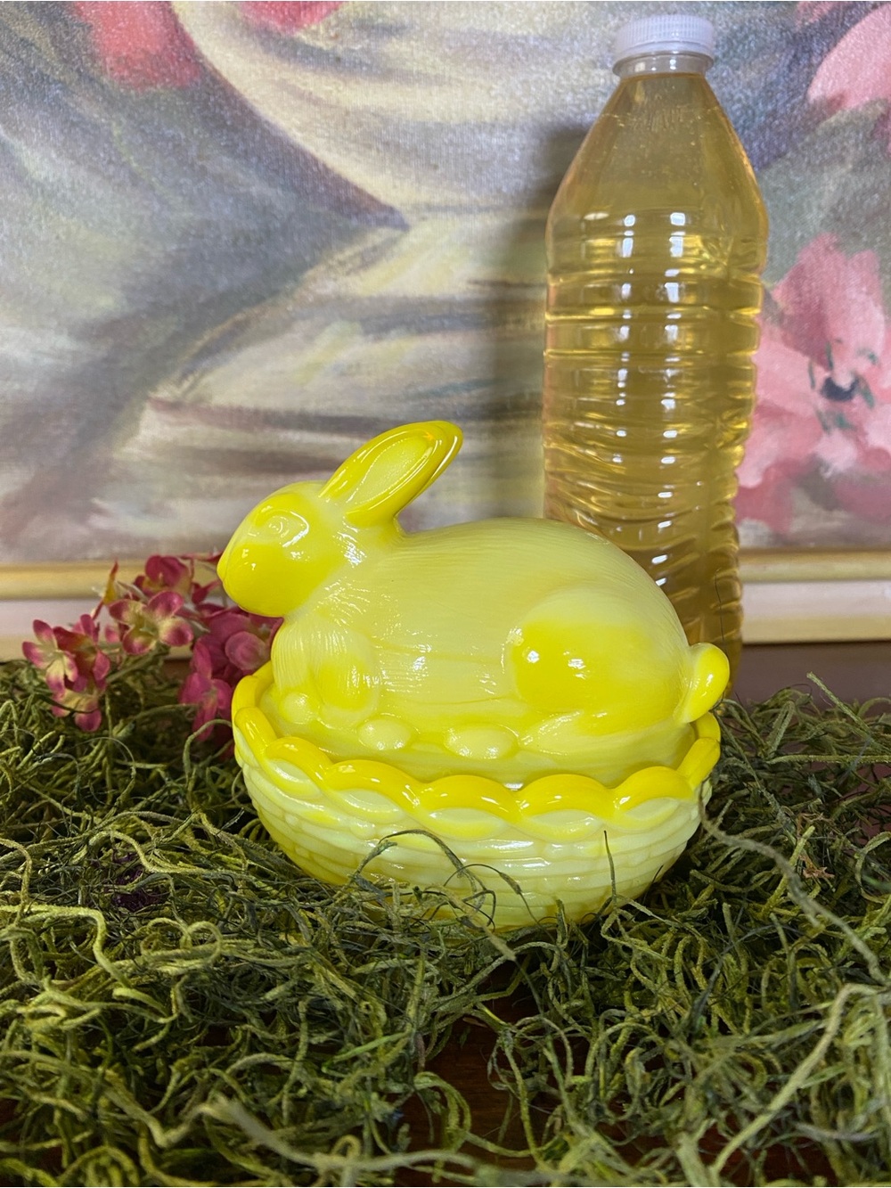 Mosser Bunny on Basket
